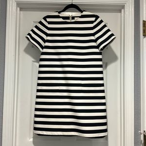 Kate Spade Black and White shift dress.